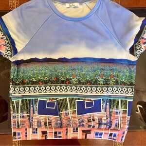 Landscape Photo Collage Print Shirt
